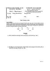 Đề thi Mạng máy tính K63 | Mạng máy tính | Đại học Bách Khoa Hà Nội