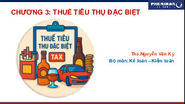 Tài liệu sưu tầm. Chương 3. Thuế tiêu thụ đặc biệt