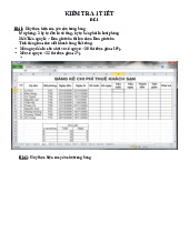 Bài kiểm tra tài chính doanh nghiệp | Đại học Kinh tế kỹ thuật công nghiệp