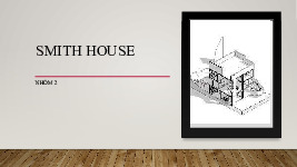 Kiến trúc của nhà Smith House của Richard Meier