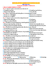 Đề Cương Ôn Tập Học Kỳ 1 Địa 12 Kết Nối Tri Thức 2025-2026 Có Đáp Án