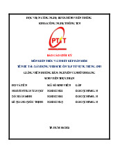 Báo cáo cuối kỳ đề tài: Xây dựng website ôn tập từ vựng Tiếng Anh môn Kiến trúc & Thiết kế phần mềm | Học viện Công Nghệ Bưu Chính Viễn Thông