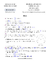 Đề giữa học kỳ 2 Toán 9 năm 2024 – 2025 trường THCS An Nhơn – TP HCM.