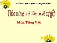 Giáo án điện tử Tiếng việt 1 bài 28 Cánh diều: Học vần: T, th
