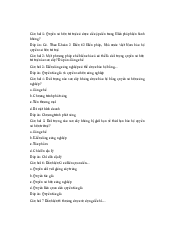 Câu hỏi ôn tập các quyển sở hữu trí tuệ theo chương môn Luật kinh tế