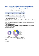 Giải SGK Địa Lí 12 Kết nối tri thức Bài 18: Thực hành vẽ biểu đồ, nhận xét và giải thích tình hình phát triển ngành công nghiệp