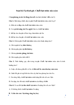 Soạn bài | Tự đánh giá: Chuỗi hạt cườm màu xám Cánh diều Ngữ Văn 8 | Cánh diều