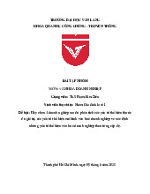 Bài Tập Nhóm: Phân Tích Văn Hóa Doanh Nghiệp Vinamilk | Đại học Văn Lang