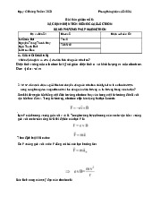Bài Thí Nghiệm 6: Xác Định Điện Tích Riêng Của Electron | Môn Thí nghiệm vật lý 2 - Đại học Sư phạm Kỹ thuật Thành phố Hồ Chí Minh