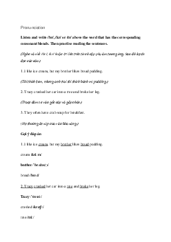 Tiếng Anh 10 Unit 1: Looking back - Kết Nối Tri Thức