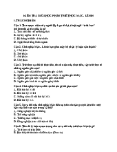 Kiểm tra TRIẾT HỌC QLNN ABC