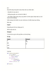 Bài tập ôn tập môn Lập trình với Python | Học viện Công Nghệ Bưu Chính Viễn Thông
