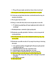 Câu hỏi trắc nghiệm triết - Triết học Mác Lenin| Đại học Kinh Tế Quốc Dân