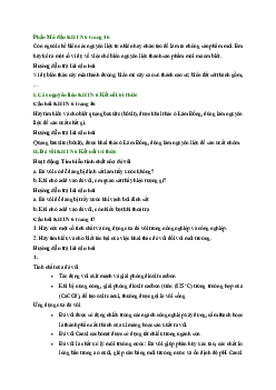 Giải Khoa học tự nhiên 6 - bài 13 Một số nguyên liệu | Kết nối tri thức