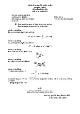 Đề cương môn giải tích 2- Trường Đại học bách khoa - Đại học đà nẵng.