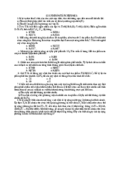 Câu hỏi ôn tập chương 3 môn xác suất thống kê| Đại học Kinh tế Quốc Dân