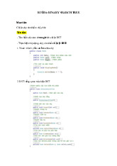 CTDL THB6 - Cấu Trúc Dữ Liệu: Cài Đặt Cây Tìm Kiếm Nhị Phân | Môn Kiến trúc | Đại học Quốc Tế Hồng Bàng