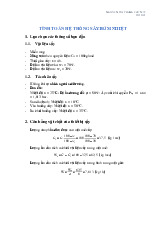 Tính toán hệ thống sấy bơm nhiệt_Nguyễn Thị Trang| BT môn Thiết kế hệ thống sấy các sản phẩm thực phẩm| Trường Đại học Bách Khoa Hà Nội