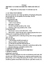 Bài giảng môn Triết học Mac - Lenin | Trường Đại học Hoa Lư