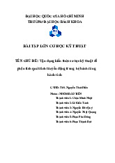BÀI TẬP LỚN CƠ HỌC KỸ THUẬT  - PHÂN TÍCH HỆ BÁNH RĂNG HÀNH TINH | Môn: Cơ lý thuyết - Trường: Đại học Bách khoa Thành phố Hồ Chí Minh