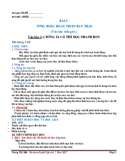 Giáo án Ngữ văn 7 Bài 5: Từng Bước Hoàn Thiện Bản Thân sách Chân trời sáng tạo
