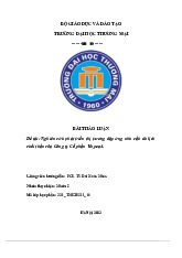 Nghiên cứu phát triển thị trường đáp ứng nhu cầu du lịch cuối tuần của Công ty Cổ phần Vinpearl | Bài thảo luận marketing du lịch