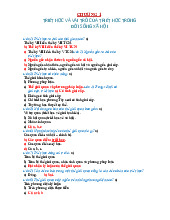 Đề thi cuối kỳ - Trắc nghiệm có đáp án | Môn Triết học Mác - Lênin - Đại học Cần Thơ