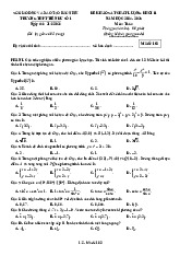 Đề khảo sát Toán 11 năm 2024 – 2025 trường THPT Tiên Du 1 – Bắc Ninh