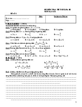 12 Đề Kiểm Tra 1 Tiết Đại Số Lớp 8 Chương III-Phương Trình Bậc Nhất Một Ẩn