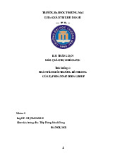 Phân tích môi trường bên trong của tập đoàn Nafoods group | Bài thảo luận quản trị chiến lược