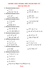 Bài Tập Phân Tích Đa Thức Thành Nhân Tử Toán 9