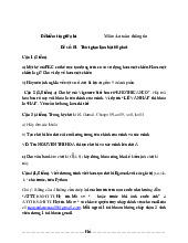 Đề kiểm tra giữa kỳ môn An toàn thông tin  | Học viện Nông nghiệp Việt Nam