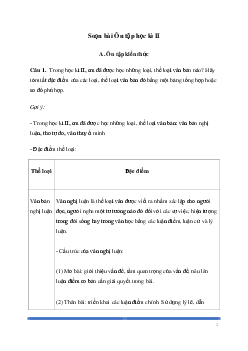 Soạn bài: Ôn tập học kì II Ngữ Văn 8 | Kết nối tri thức
