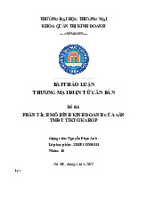 Phân Tích Mô Hình Kinh Doanh TikTok Shop | Bài thảo luận thương mại điện tử căn bản