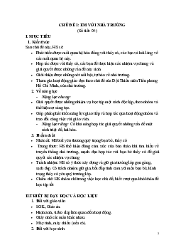 Giáo án Hoạt động trải nghiệm hướng nghiệp 7 Chủ đề 1 sách Kết nối tri thức với cuộc sống