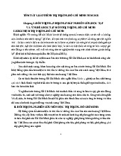 Tóm tắt giáo trình môn Tư tưởng Hồ Chí Minh | Trường đại học Mở Hà Nội