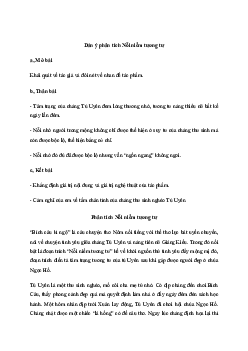 Văn mẫu lớp 11: Phân tích bài thơ Nỗi niềm tương tư | Cánh diều