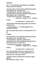 Câu hỏi chương 5 môn Kinh tế vi mô 1 | Học viện Tài chính