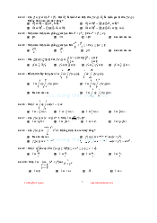 Câu hỏi trắc nghiệm ôn thi giữa kỳ môn Giải tích 2 | Đại học Bách Khoa Hà Nội