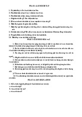 Đề cương Ôn tập Chương 1 môn Kinh tế vi mô | Trường Đại học Kinh Tế Quốc Dân