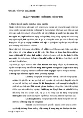 QUẢN TRỊ NGUỒN NHÂN LỰC NÔNG TRẠI | Đại học Kinh tế Kỹ thuật Công nghiệp