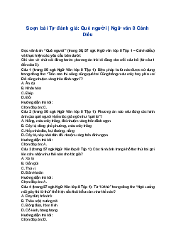 Soạn bài Tự đánh giá: Quê người | Ngữ văn 8 Cánh Diều