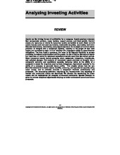 Solution for Chap 004 - Analyzing Investing Activities and Assets