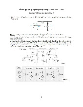 Đề thi Nguyên lý kỹ thuật điện tử đề số 2 kỳ 1 năm học 2021 – 2022 | Trường Đại học Công nghệ, Đại học Quốc gia Hà Nội