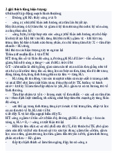 Tài liệu thi thực hành môn sinh lý học | Đại học Y Dược Thái Bình