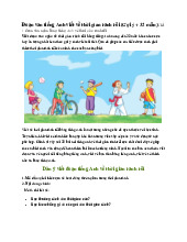 Đoạn văn tiếng Anh viết về thời gian rảnh rỗi - Tiếng Anh 7