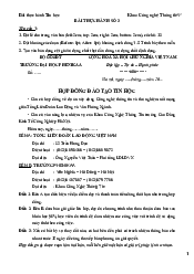 Bài tập thực hành tin học số 3 - Tin học ứng dụng | Trường Đại học Phenika