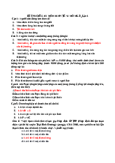 Đề kiểm tra giữa kỳ Kinh tế vi mô | Kinh tế vi mô | Đại học Ngoại thương