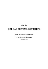 Đồ án bê tông cốt thép 2 | Trường Đại học Bách Khoa TPHCM