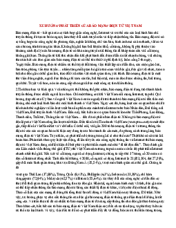 Xu hướng phát triển của báo mạng điện tử Việt Nam ?